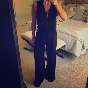 NWT MICHAEL KORS Black Sleeveless Jumpsuit